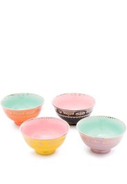 POLSPOTTEN Grandpa set of four bowls - Gelb