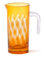 POLSPOTTEN Röhrenförmiger Glaskrug - Orange