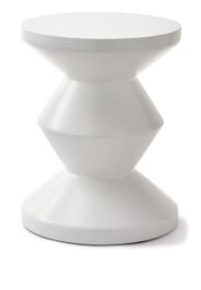 POLSPOTTEN Stuhl mit Zickzackmuster (46cm x 35,5cm) - Weiß