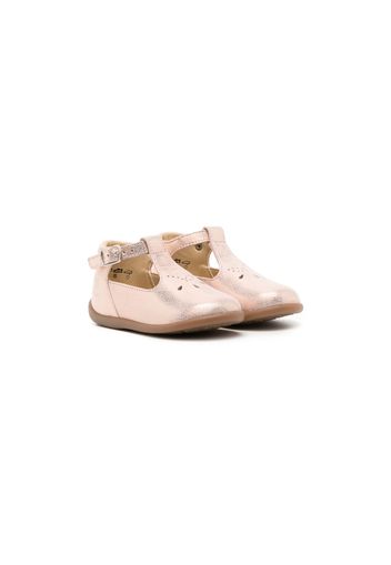 Pom D'api metallic-finish leather sandals - Rosa