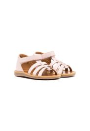 Pom D'api touch-strap leather sandals - Rosa