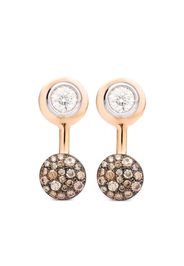 Pomellato 18kt rose gold Sabbia diamond earring - Rosa