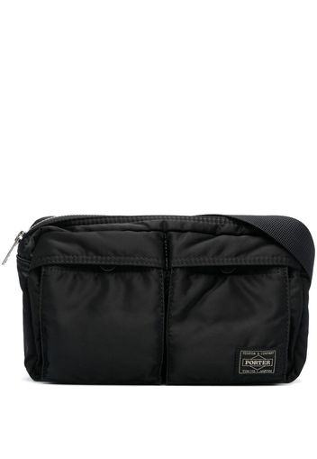 Porter-Yoshida & Co. logo zipped belt bag - Schwarz