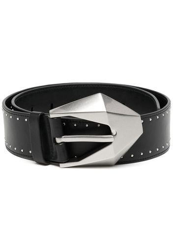 Ports 1961 studded leather buckle belt - Schwarz