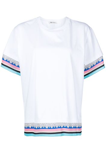 Ports 1961 contrast-trim cotton T-Shirt - Weiß