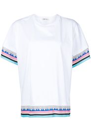 Ports 1961 contrast-trim cotton T-Shirt - Weiß