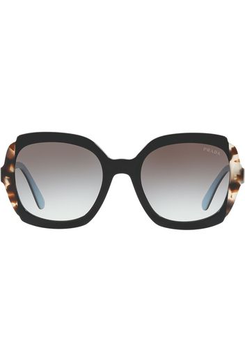 Prada Eyewear Oversized-Sonnenbrille - Schwarz