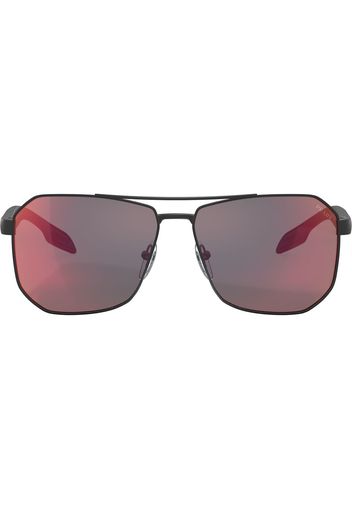 Prada Eyewear 'Linea Rossa' Sonnenbrille - Schwarz