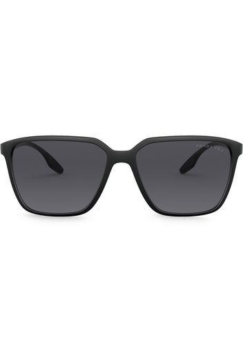 Prada Eyewear Polarisierte 'Linea Rossa' Sonnenbrille - Schwarz