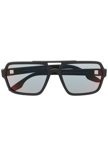 Prada Eyewear Getönte Pilotenbrille - Schwarz