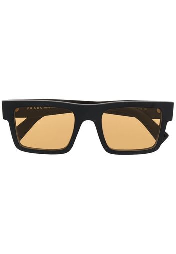 Prada Eyewear Sonnenbrille mit eckigem Gestell - Schwarz