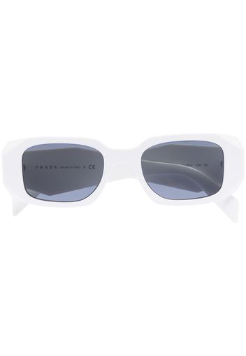 Prada Eyewear Sonnenbrille mit geometrischem Gestell - Weiß