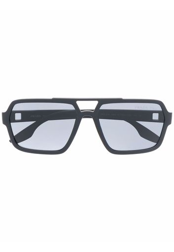 Prada Eyewear Eckige Oversized-Sonnenbrille - Schwarz