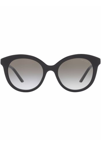 Prada Eyewear Sonnenbrille mit rundem Gestell - Schwarz