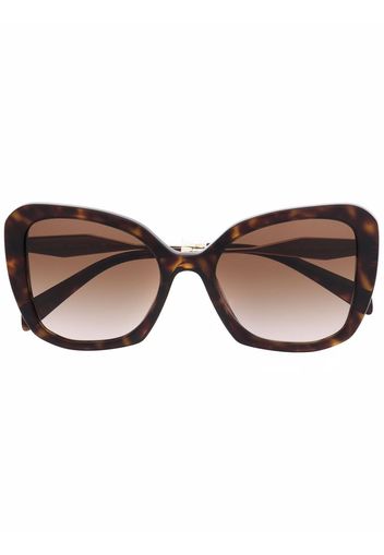 Prada Eyewear cat-eye tortoiseshell sunglasses - Braun