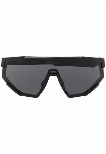 Prada Eyewear oversize-frame sunglasses - Schwarz