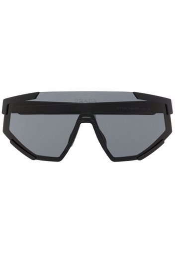 Prada Eyewear mask-frame sunglasses - Schwarz