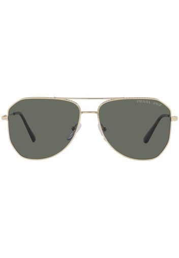 Prada Eyewear PR 63XS pilot-frame sunglasses - Gold