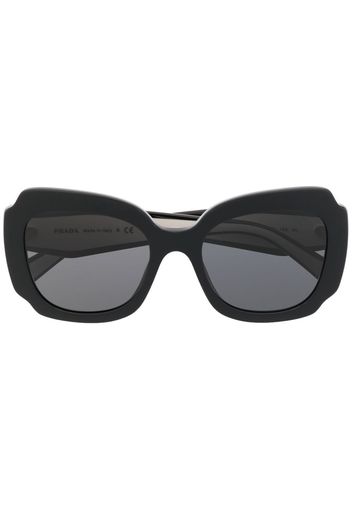 Prada Eyewear Sonnenbrille mit Oversized-Gestell - Weiß