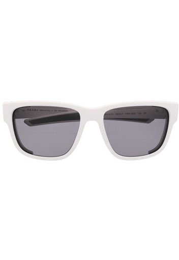 Prada Eyewear Sonnenbrille mit Logo - Weiß