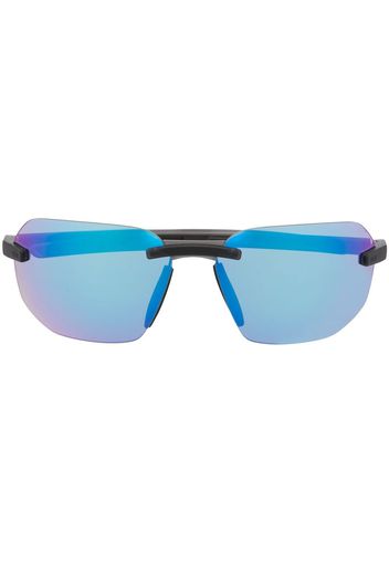 Prada Eyewear squared rimless-design sunglasses - Grau