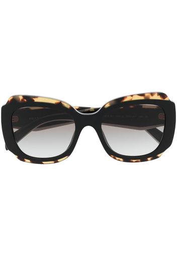 Prada Eyewear tortoishell-effect sunglasses - Schwarz