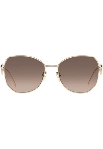 Prada Eyewear Oversized-Sonnenbrille - Gold