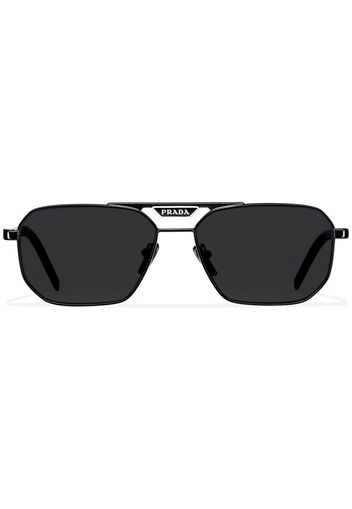 Prada Eyewear Symbole Pilotenbrille - Schwarz