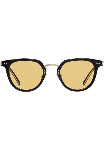 Prada Eyewear Sonnenbrille mit rundem Gestell - Schwarz