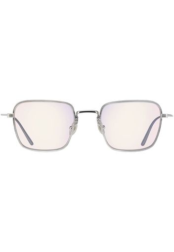 Prada Eyewear Sonnenbrille mit eckigem Gestell - Silber