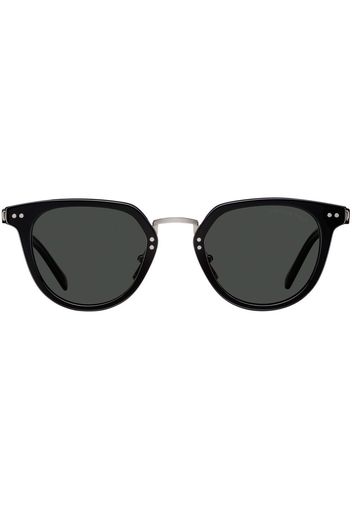 Prada Eyewear Sonnenbrille mit ovalem Gestell - Schwarz