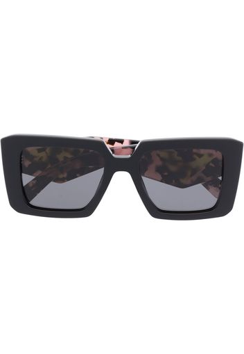 Prada Eyewear Symbole oversized square-frame sunglasses - Schwarz