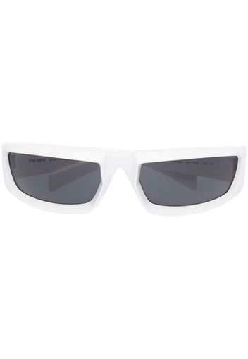 Prada Eyewear logo square-frame sunglasses - Weiß