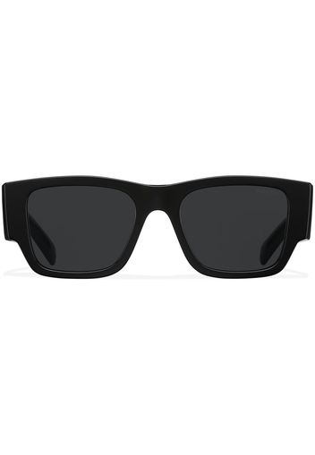 Prada Eyewear Eckige Symbole Sonnenbrille - Schwarz