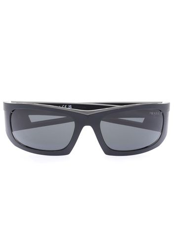 Prada Eyewear Sonnenbrille mit eckigem Gestell - Schwarz