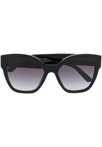 Prada Eyewear butterfly-frame sunglasses - Schwarz