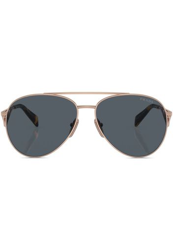 Prada Eyewear Getönte Pilotenbrille - SVF09T Rose Gold