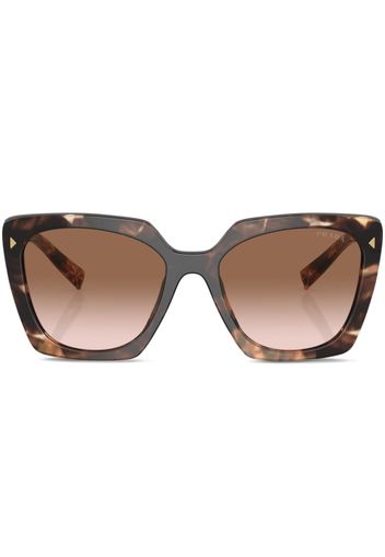 Prada Eyewear Cat-Eye-Sonnenbrille - Braun