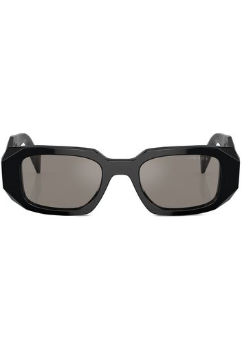 Prada Eyewear geometric-frame sunglasses - Schwarz