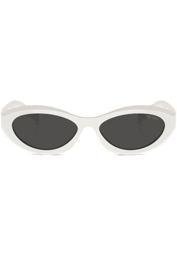 Prada Eyewear Sonnenbrille mit Cat-Eye-Gestell - Weiß