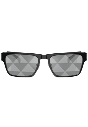 Prada Eyewear Sonnenbrille mit eckigem Gestell - Schwarz