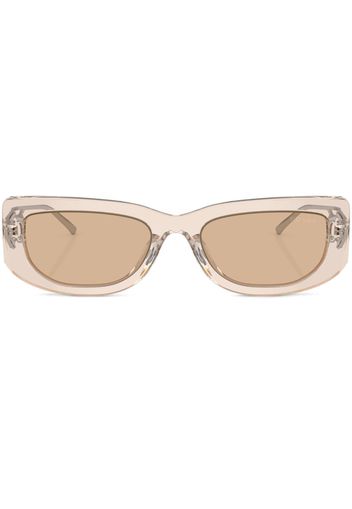 Prada Eyewear Sonnenbrille mit eckigem Gestell - Nude