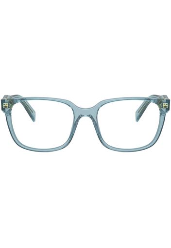 Prada Eyewear Brille mit eckigem Gestell - Blau