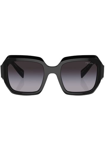 Prada Eyewear Sonnenbrille mit eckigem Gestell - Schwarz