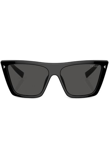 Prada Eyewear Sonnenbrille mit eckigen Formen - Schwarz