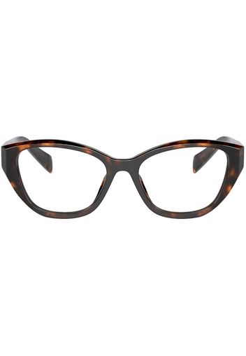 Prada Eyewear Brille im Cat-Eye-Design - Braun