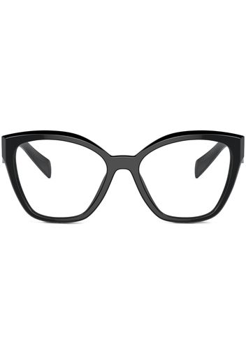 Prada Eyewear Brille mit Oversized-Gestell - Schwarz