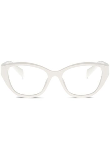 Prada Eyewear Brille im Cat-Eye-Design - Weiß