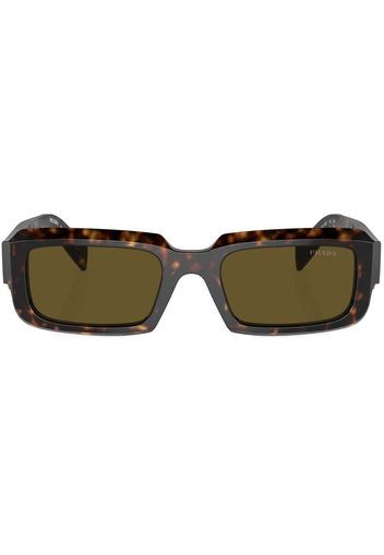 Prada Eyewear Sonnenbrille mit eckigem Gestell - Braun