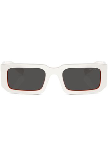 Prada Eyewear rectangular-frame sunglasses - Weiß